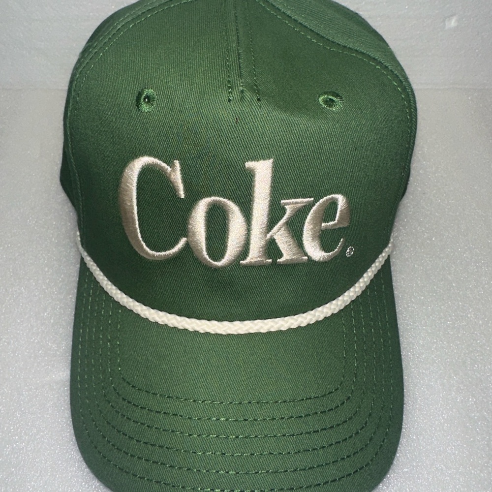 Coca Cola Green Cap with Red Tag